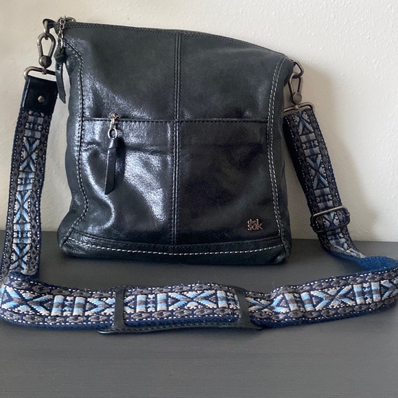 The Sak Bags The Sak Black Leather Crossbody Purse Poshmark
